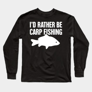 Funny Carp Fish - Gift For Carp Fishing Long Sleeve T-Shirt